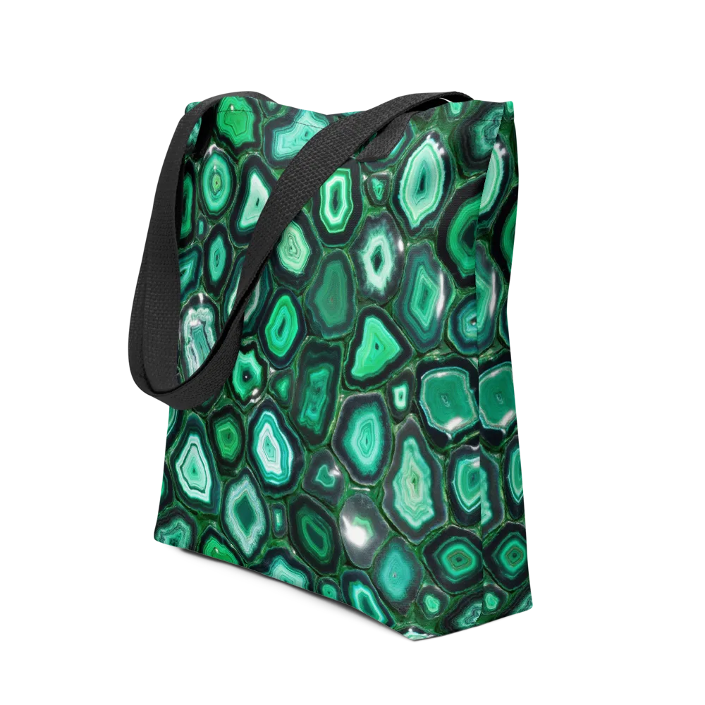 Emerald Geode on Tote Bag — Front