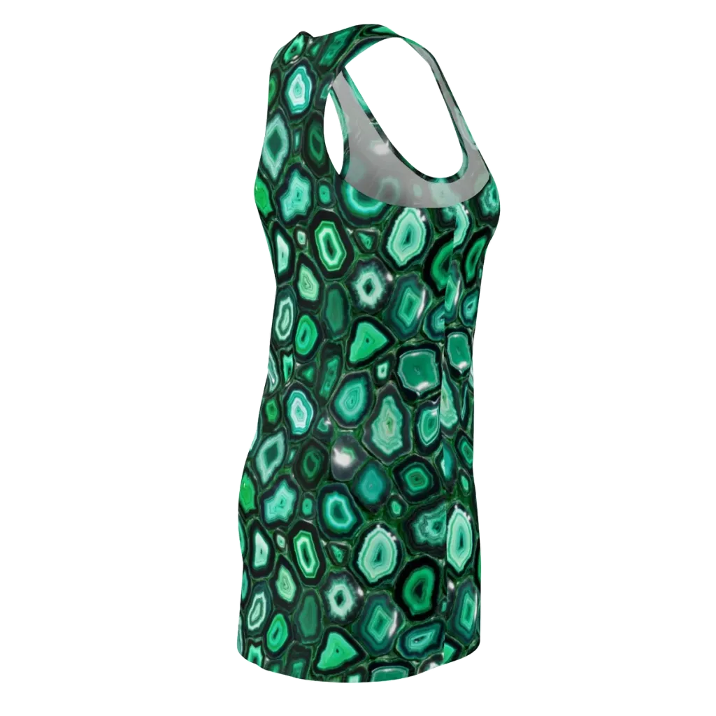 Emerald Geode on Racerback Dress — Back Side