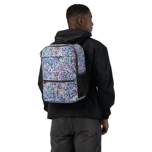 Indigo Interlock on a Utility Backpack