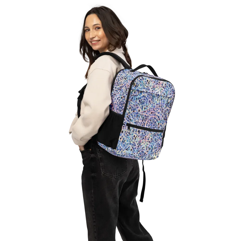 Indigo Interlock on Utility Backpack — Back