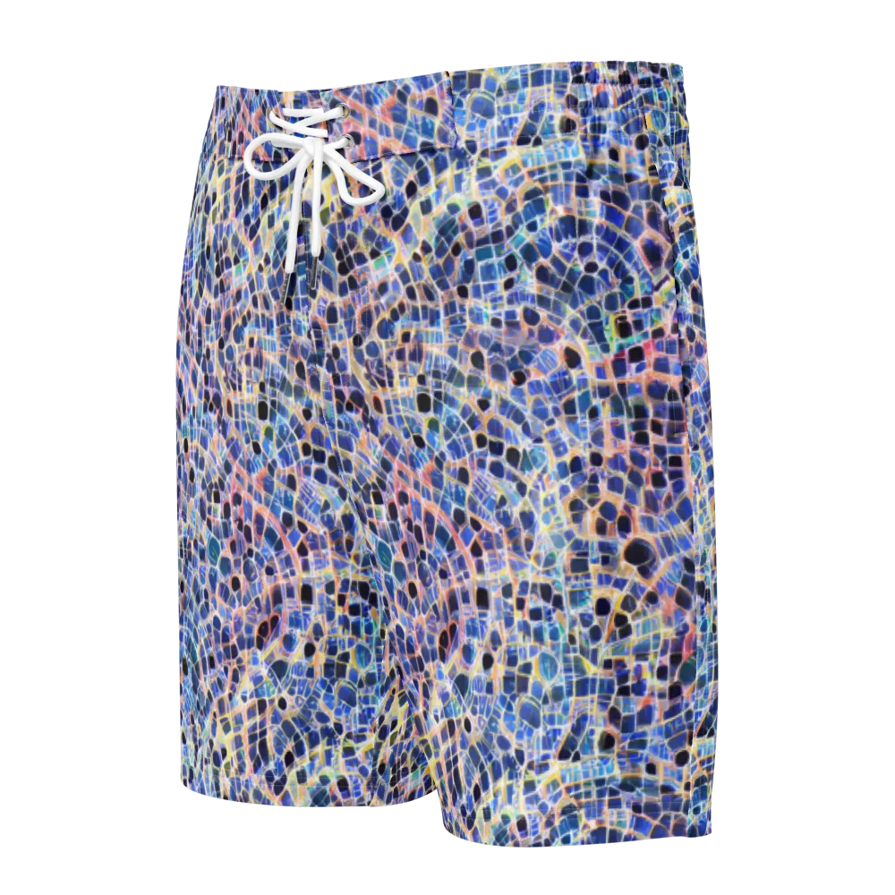 Indigo Interlock on Men's Board Shorts — Front