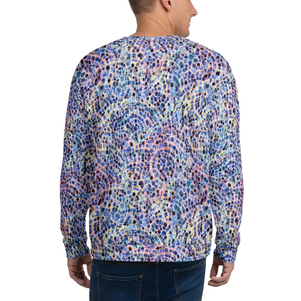 Indigo Interlock on Sweatshirt — Back