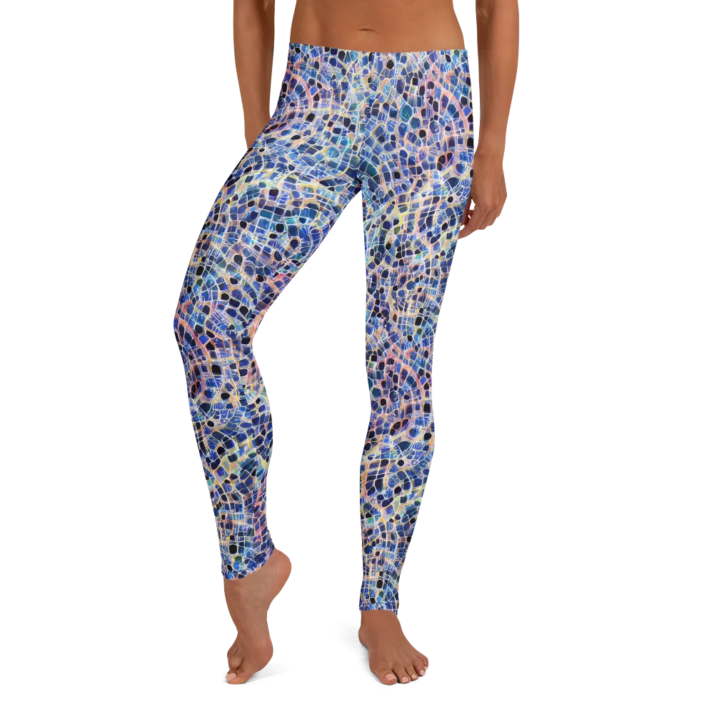 Indigo Interlock on Leggings — Front