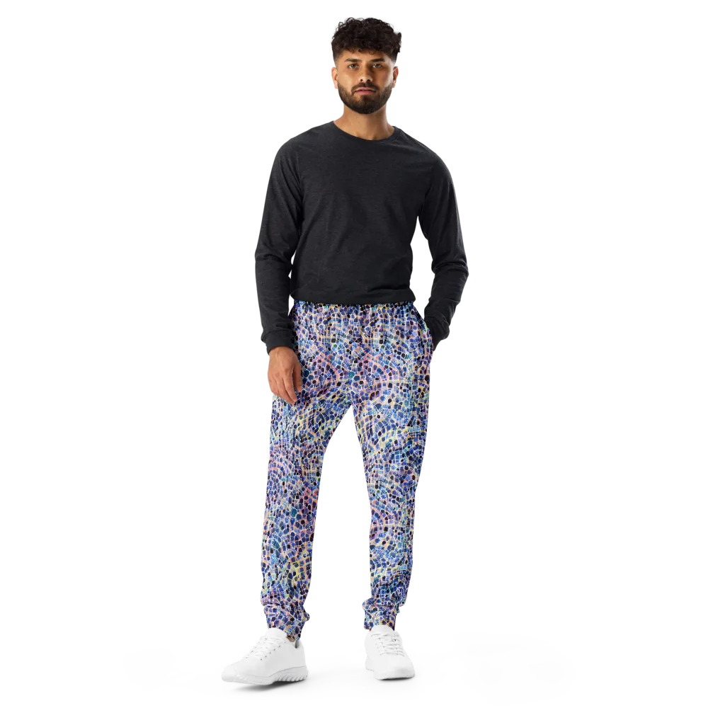 Indigo Interlock on Men's Joggers — Front