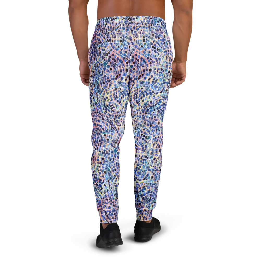 Indigo Interlock on Men's Joggers — Back