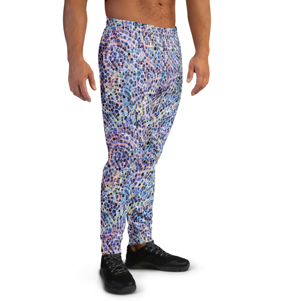 Indigo Interlock on Men's Joggers — Right
