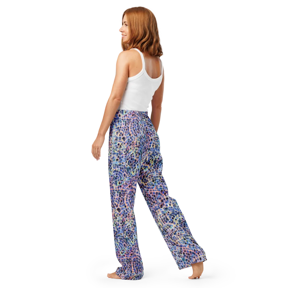 Indigo Interlock on Women's Pajama Pants — Back