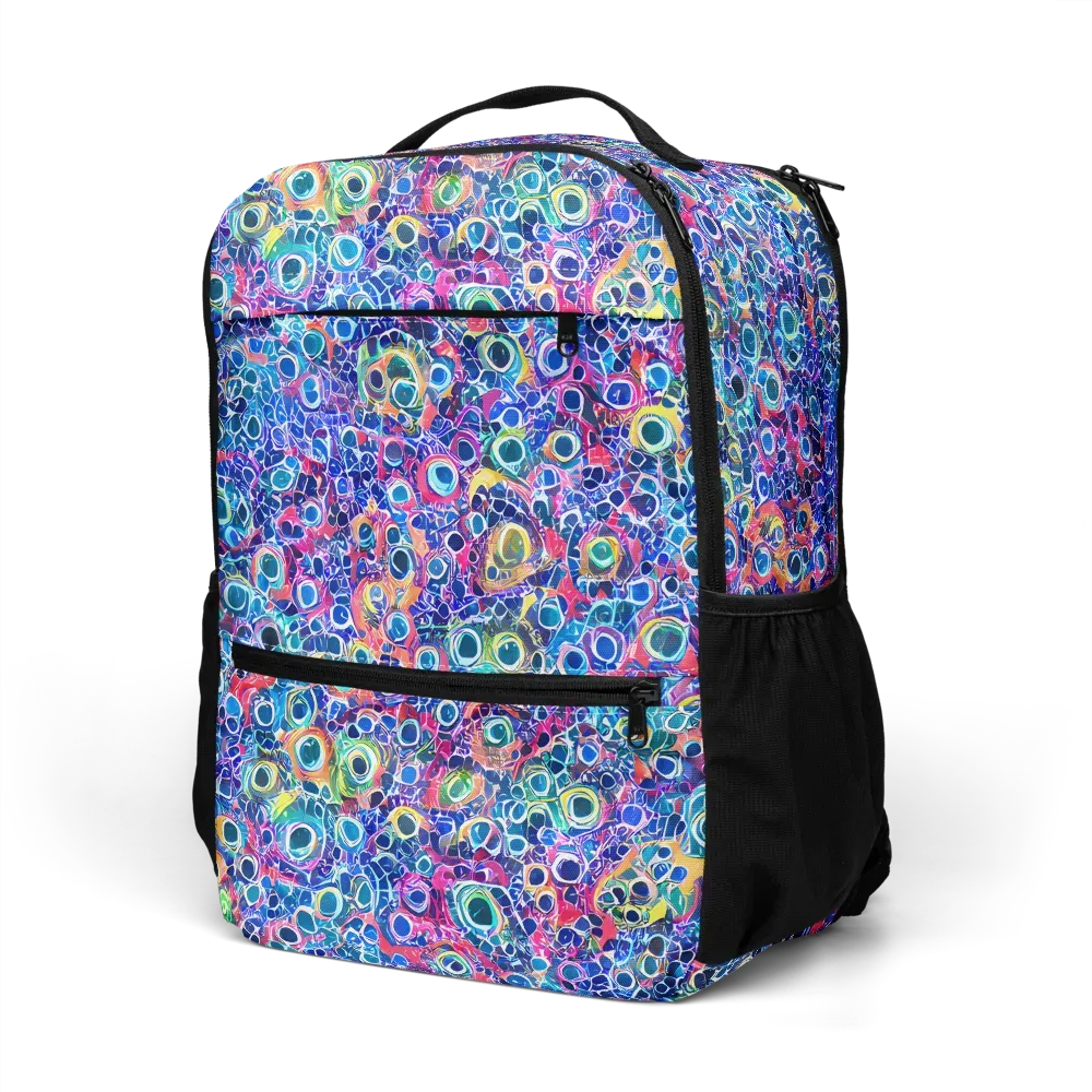 Liquid Confetti on Utility Backpack — Left Front