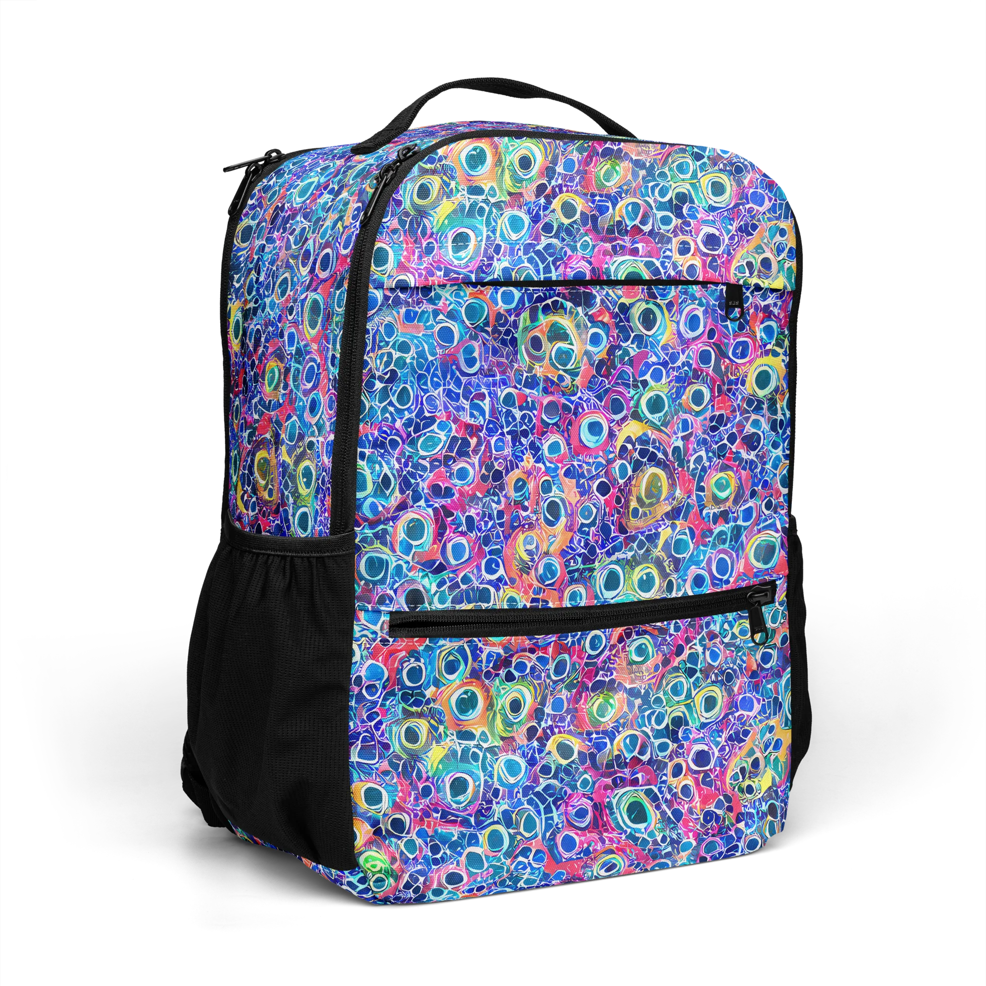 Liquid Confetti on Utility Backpack — Right Front