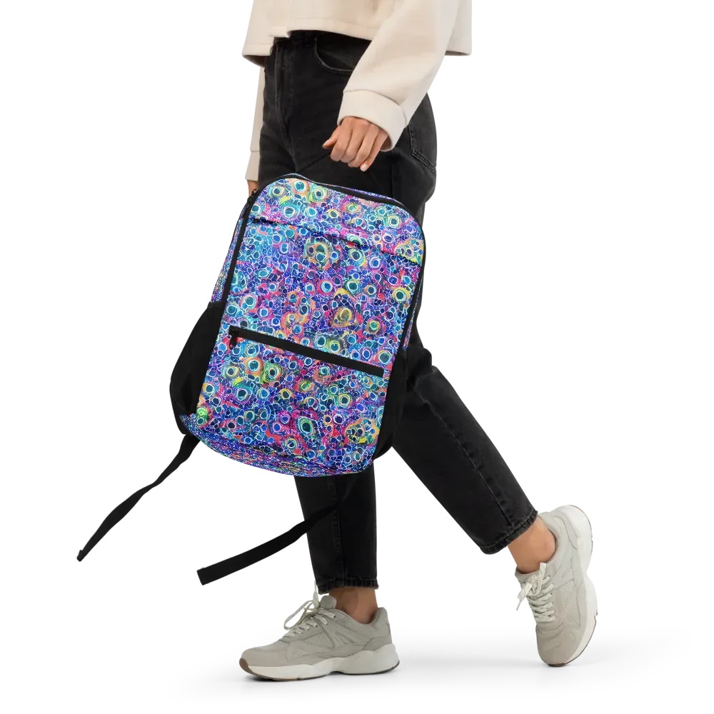 Liquid Confetti on Utility Backpack — Front