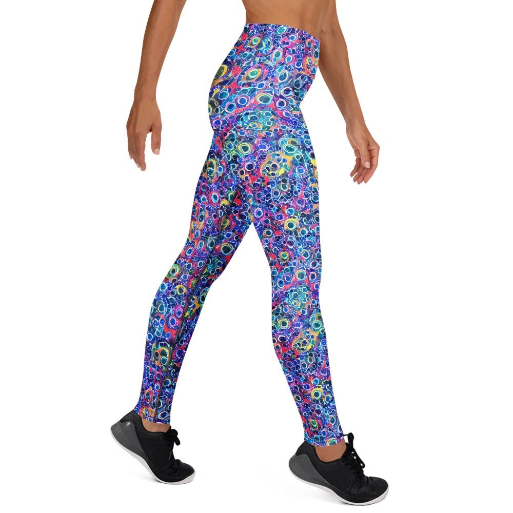 Liquid Confetti on Yoga Leggings — Right