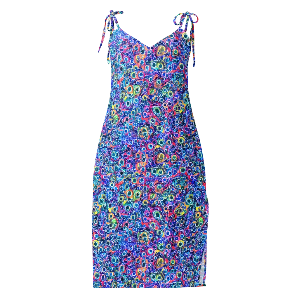 Liquid Confetti on Slip Dress — Front