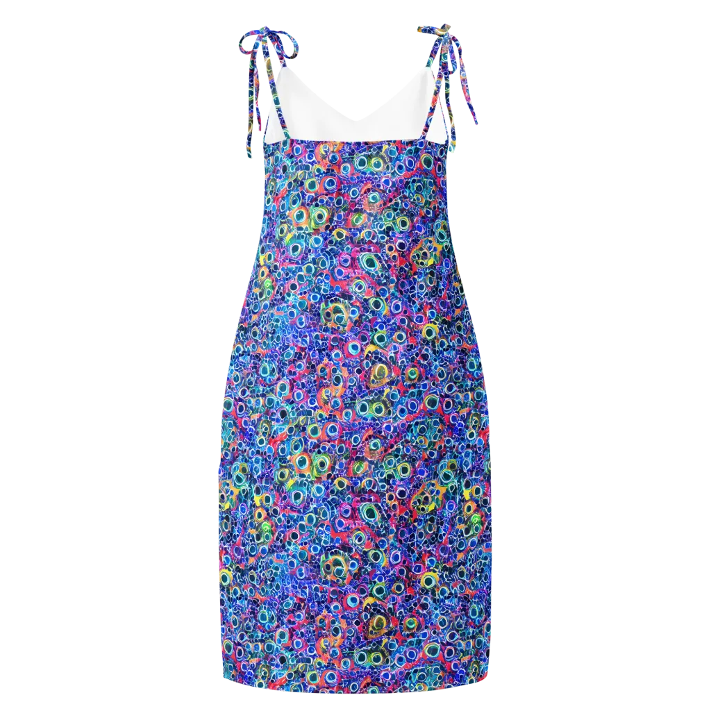 Liquid Confetti on Slip Dress — Back