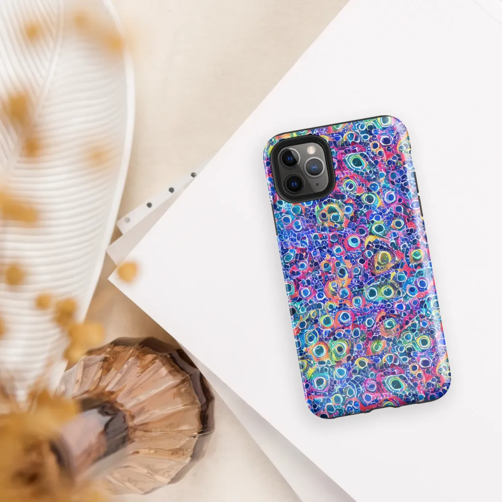 Liquid Confetti on Tough Case for iPhone® — Front