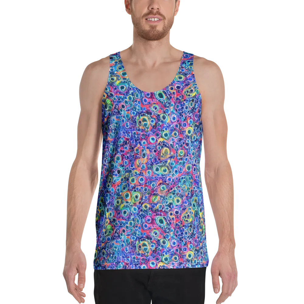 Liquid Confetti on Men's Tank Top — Front