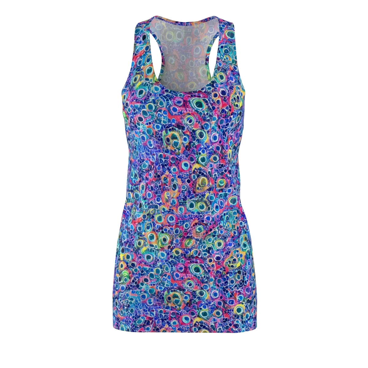 Liquid Confetti on Racerback Dress — Front