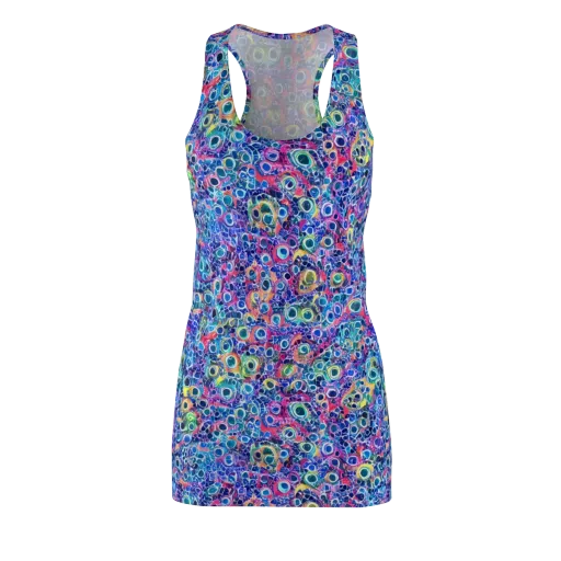 Liquid Confetti on a Racerback Dress
