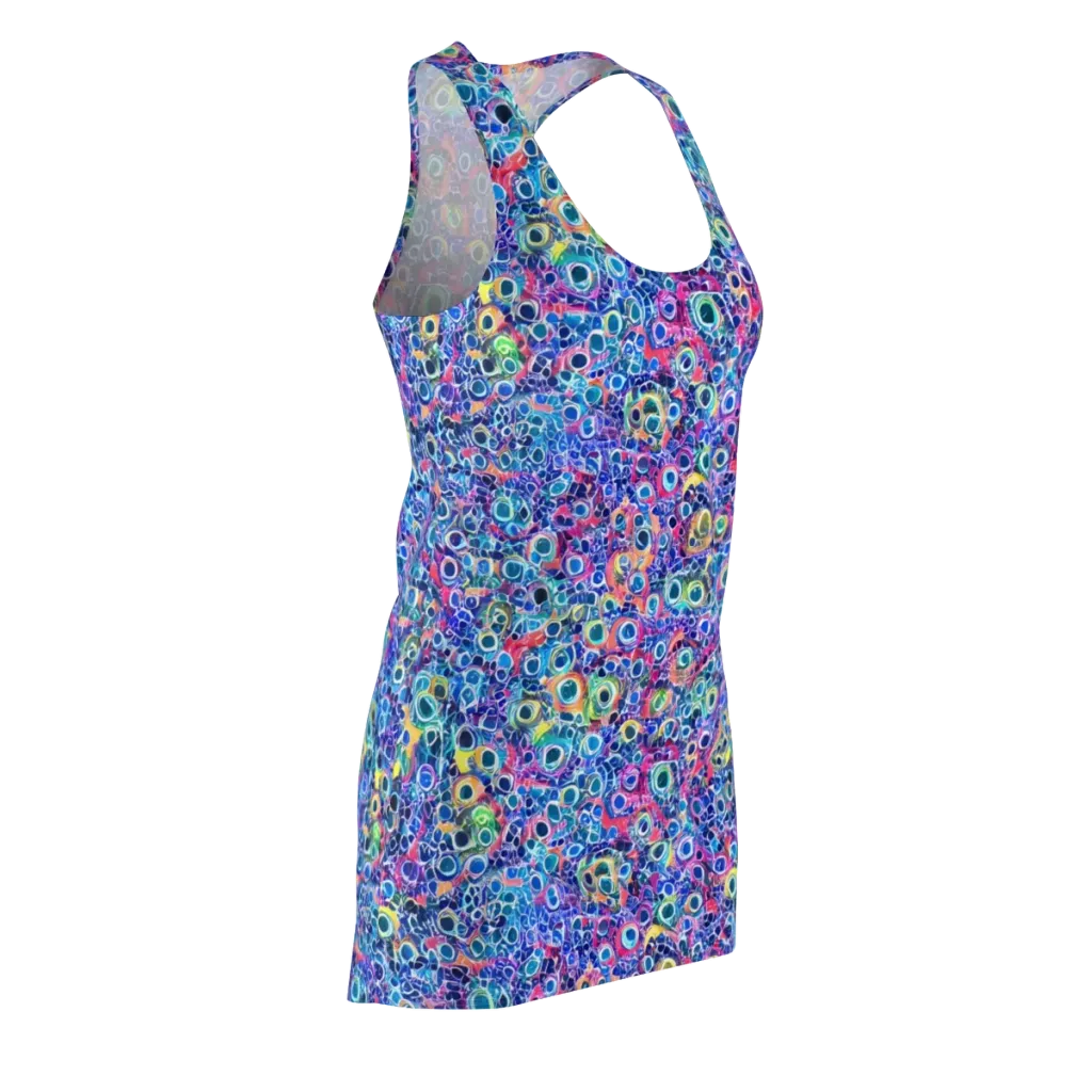 Liquid Confetti on Racerback Dress — Front Side