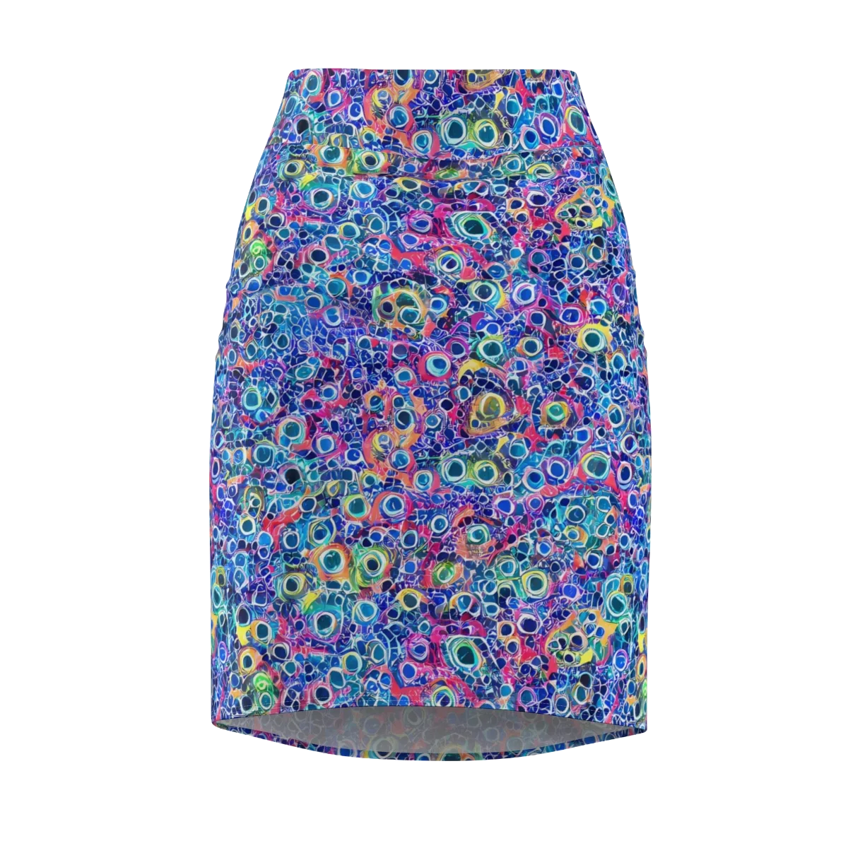 Liquid Confetti on Pencil Skirt — Front