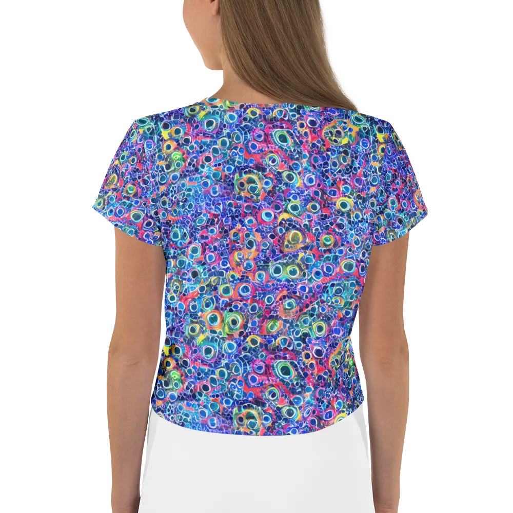 Liquid Confetti on Crop Tee — Back