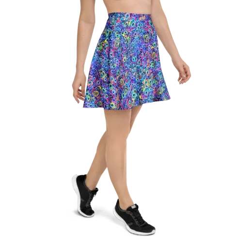Liquid Confetti on a Skater Skirt