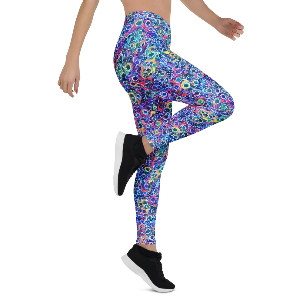 Liquid Confetti on Leggings — Right