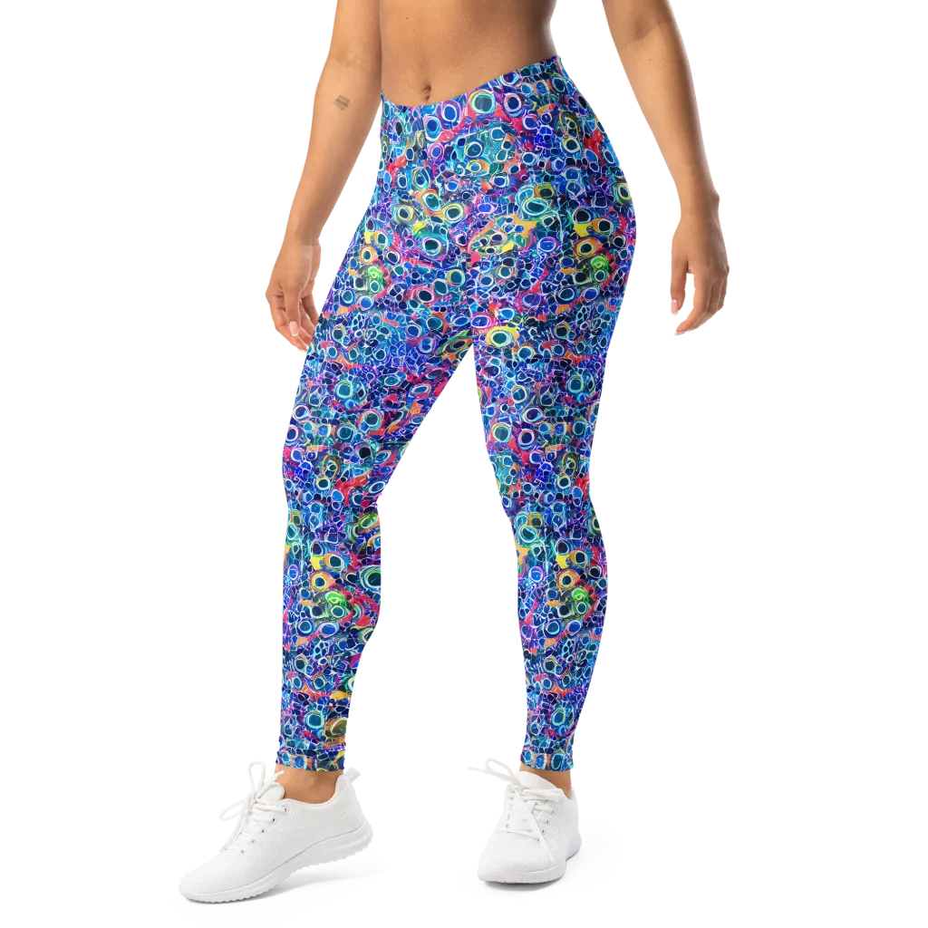 Liquid Confetti on Leggings — Left Front