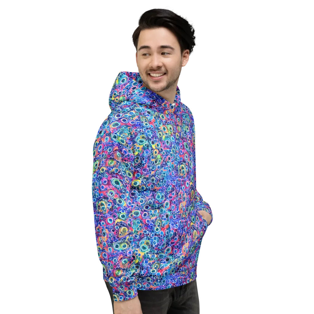 Liquid Confetti on Hoodie — Right
