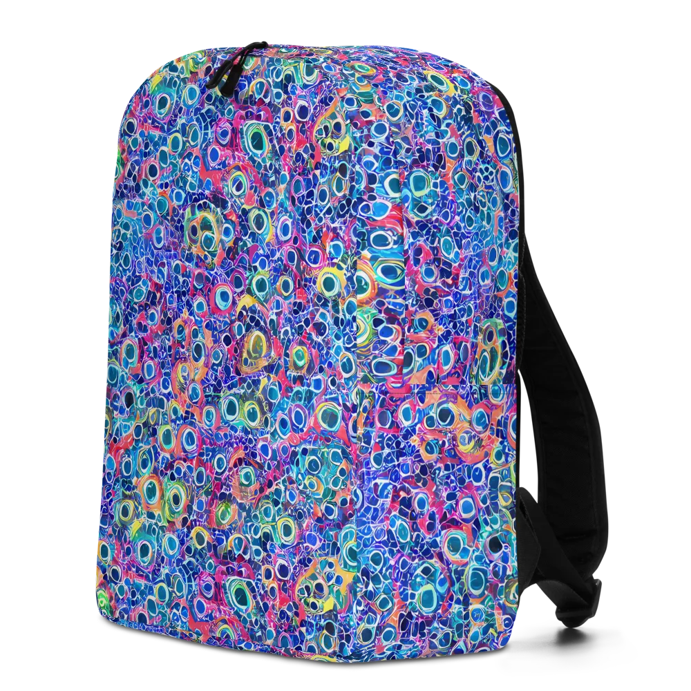 Liquid Confetti on Minimalist Backpack — Left