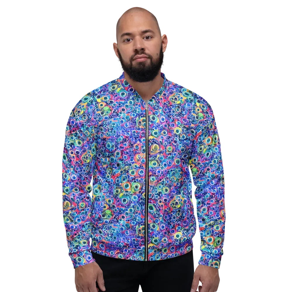 Liquid Confetti on Bomber Jacket — Front