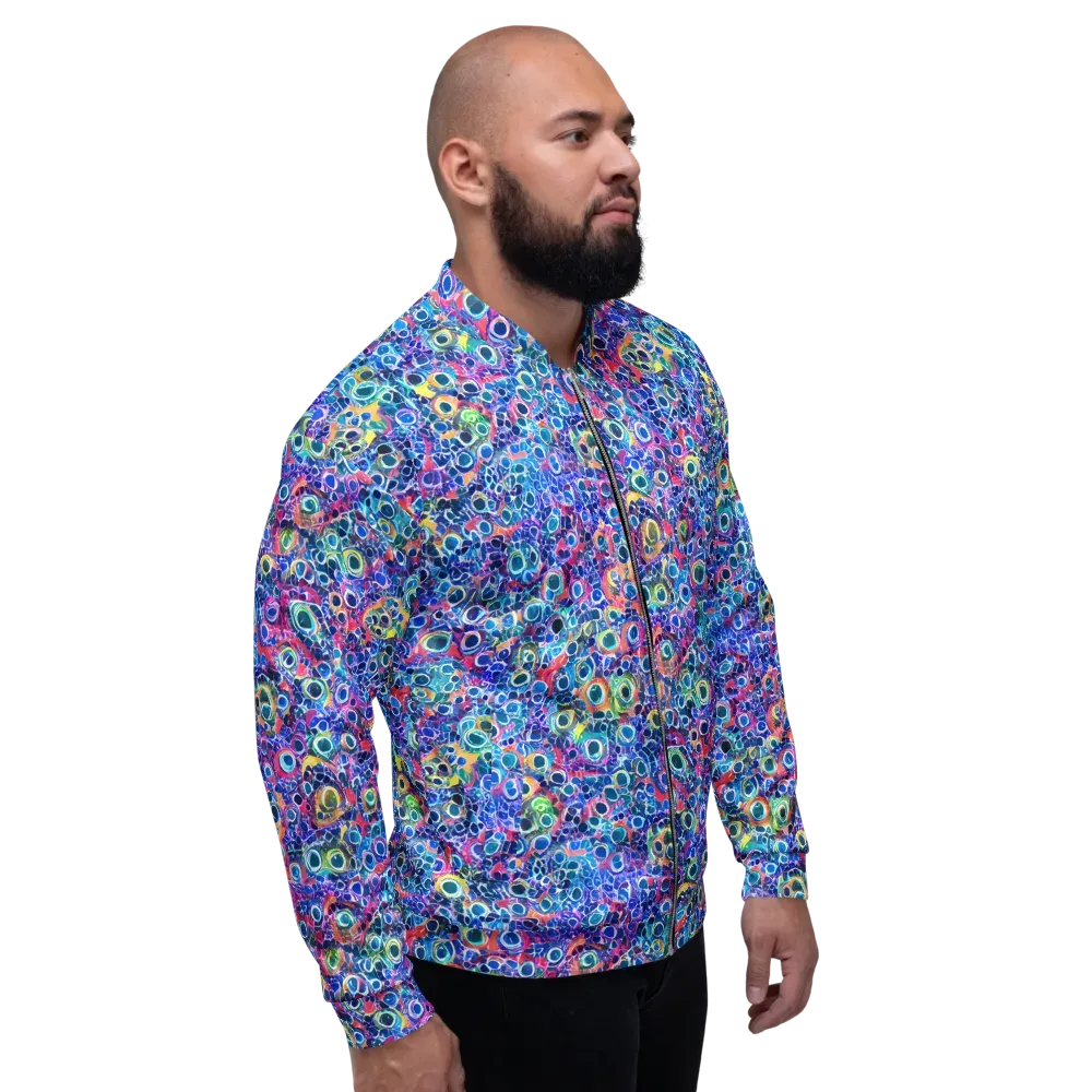 Liquid Confetti on Bomber Jacket — Right