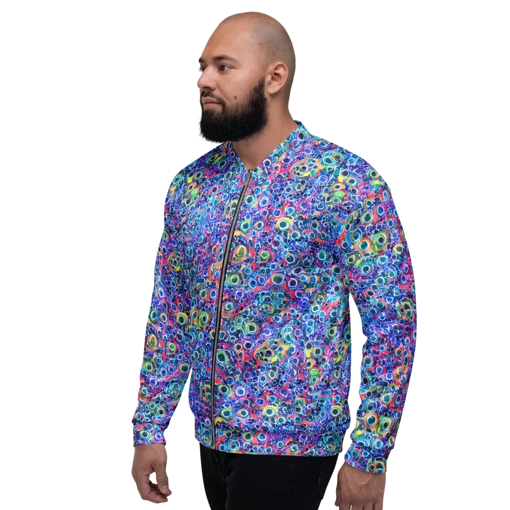 Liquid Confetti on Bomber Jacket — Left