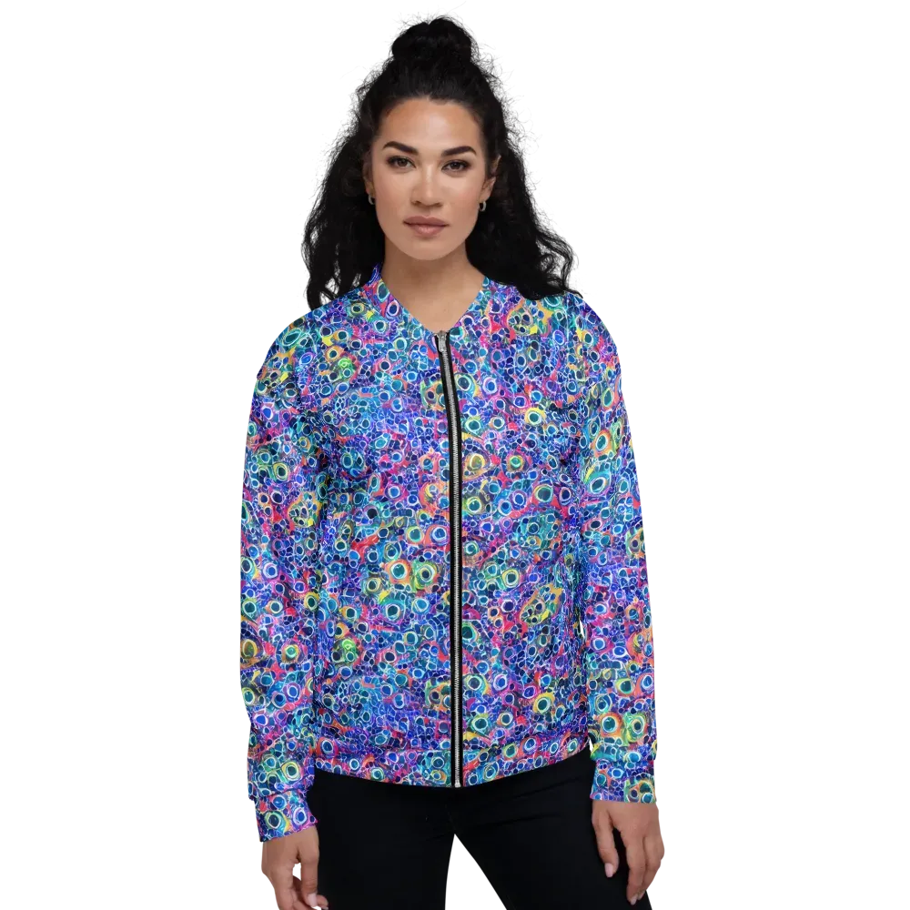 Liquid Confetti on Bomber Jacket — Front