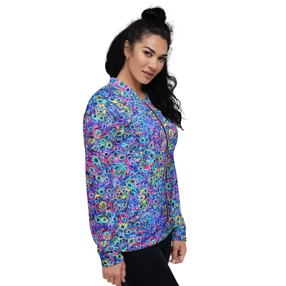 Liquid Confetti on Bomber Jacket — Right