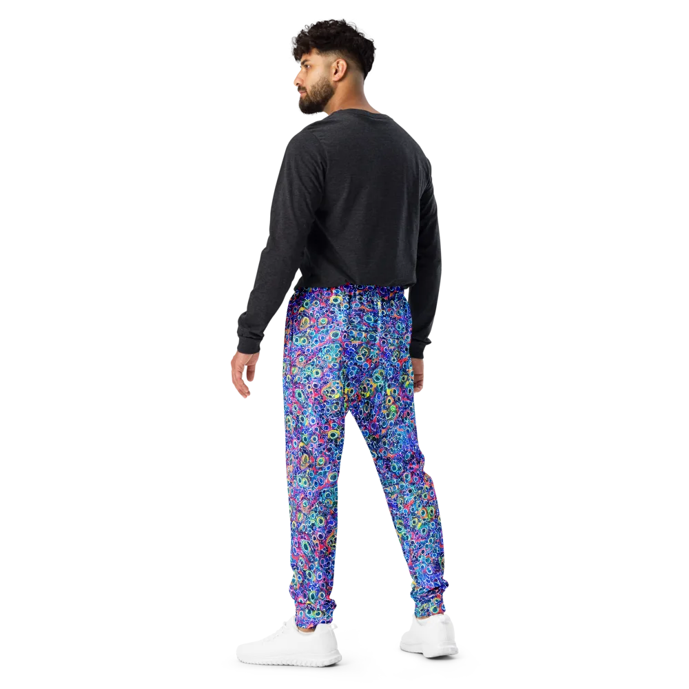 Liquid Confetti on Men's Joggers — Back