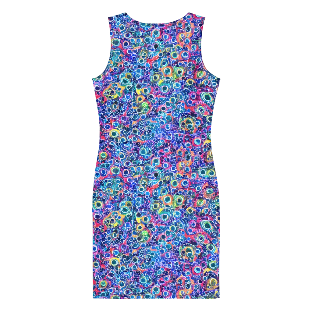 Liquid Confetti on Bodycon Dress — Back