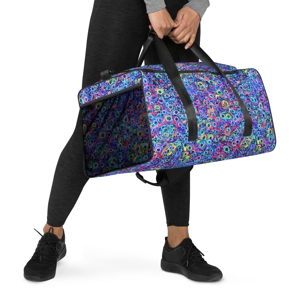 Liquid Confetti on Duffle Bag — Right Front