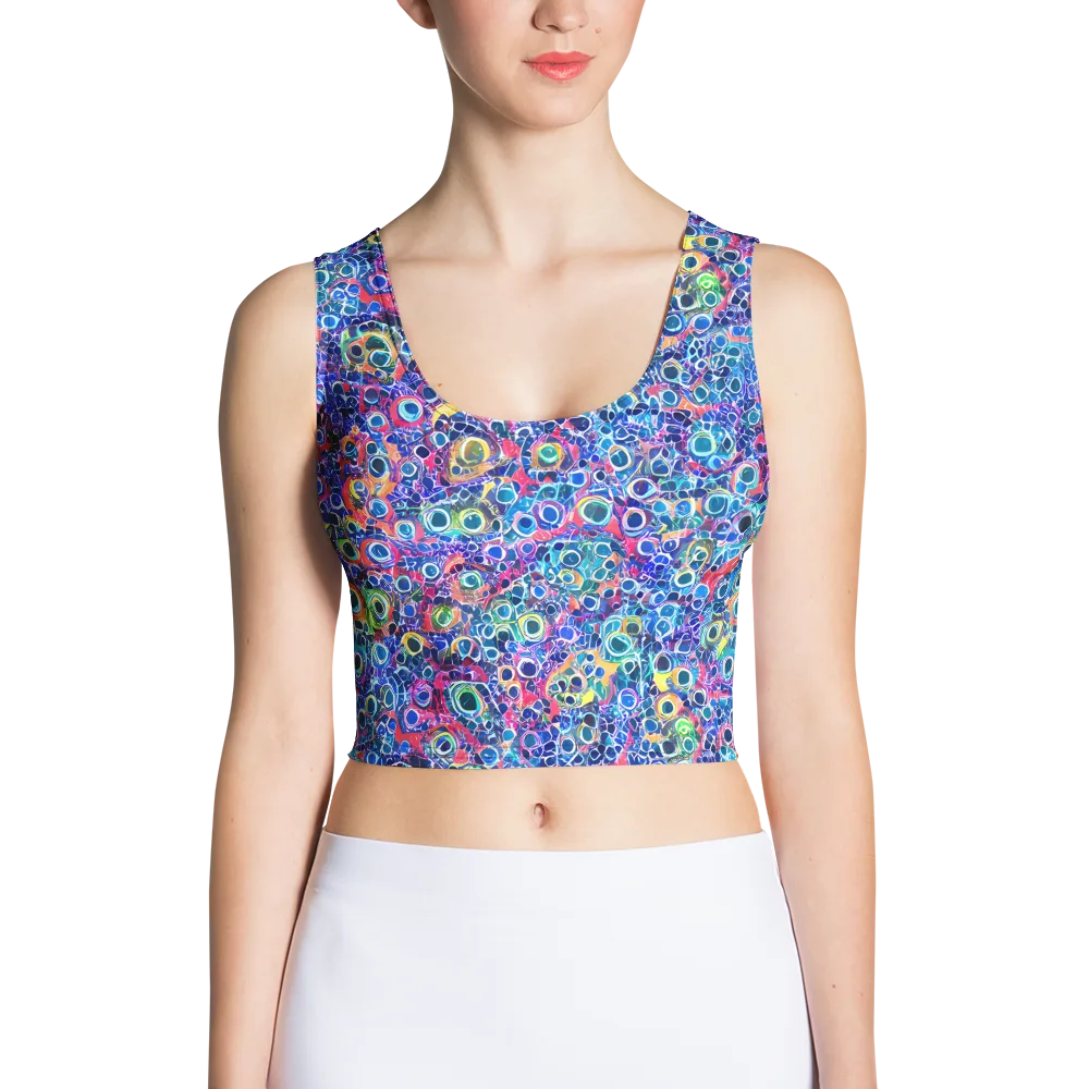 Liquid Confetti on Crop Top — Front