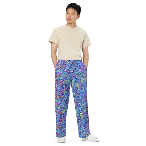 Liquid Confetti on a Wide-Leg Pants