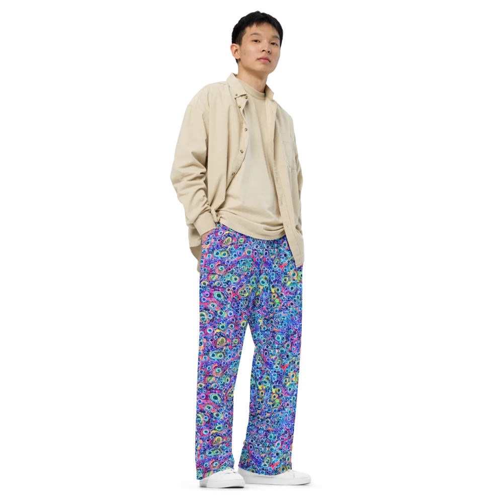 Liquid Confetti on Wide-Leg Pants — Right Front