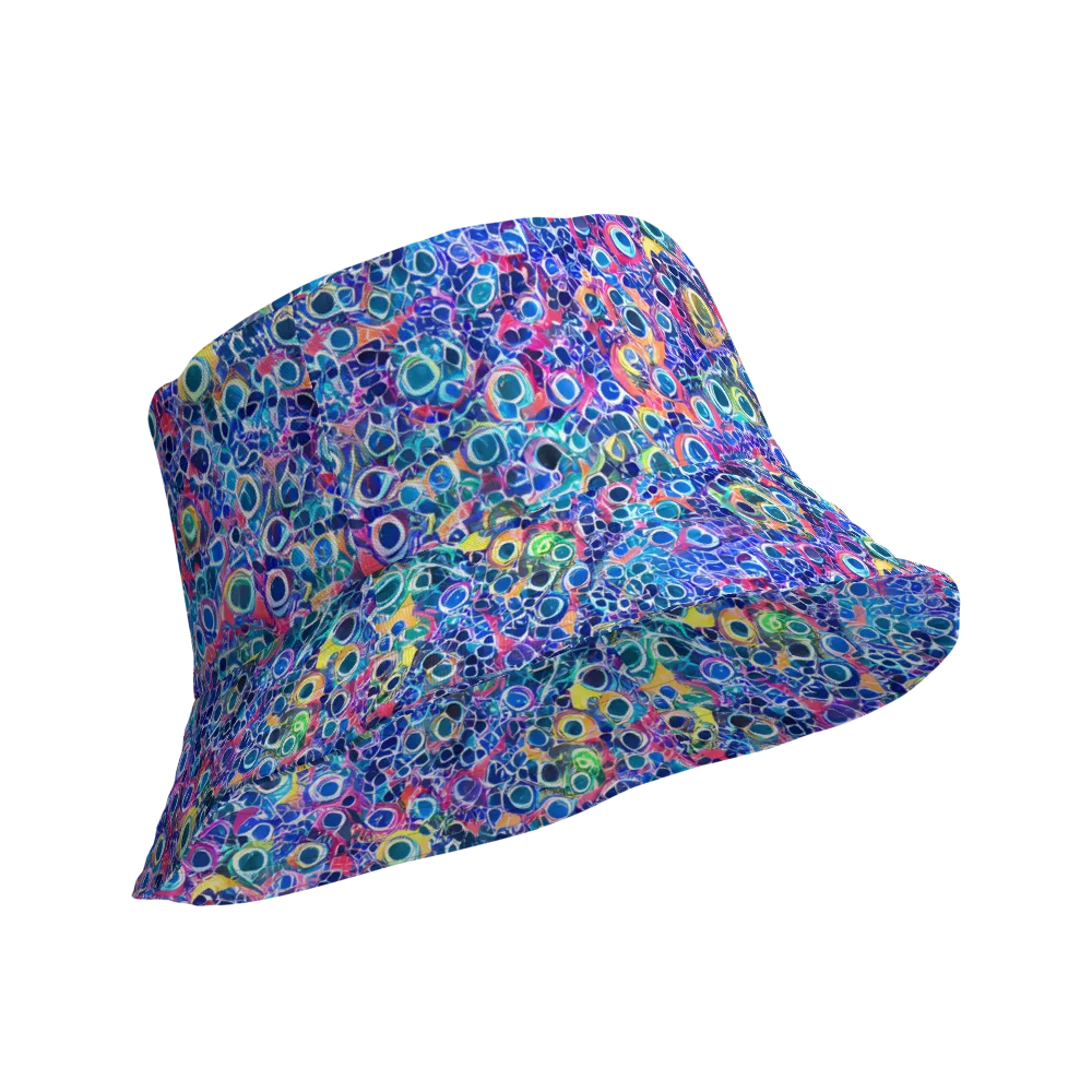 Liquid Confetti on Reversible Bucket Hat — Product details Outside