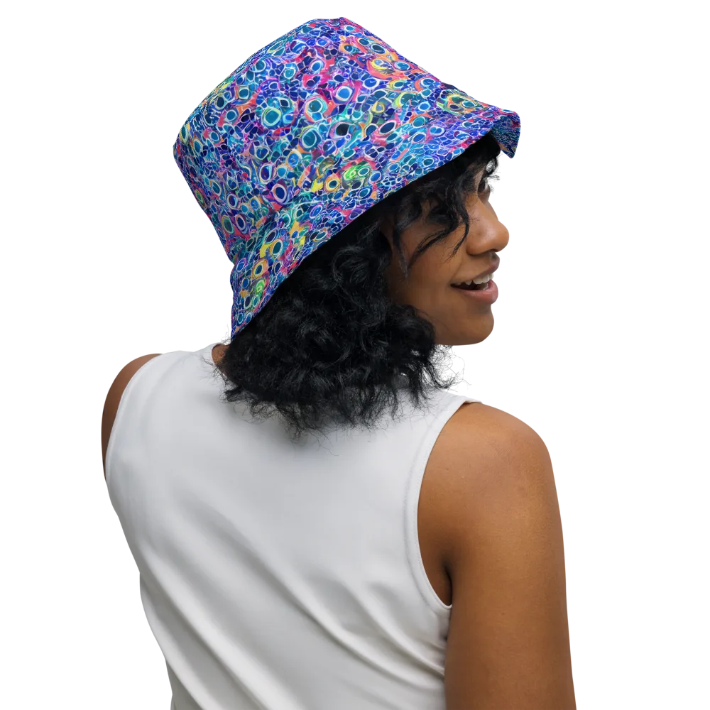 Liquid Confetti on Reversible Bucket Hat — Right Outside