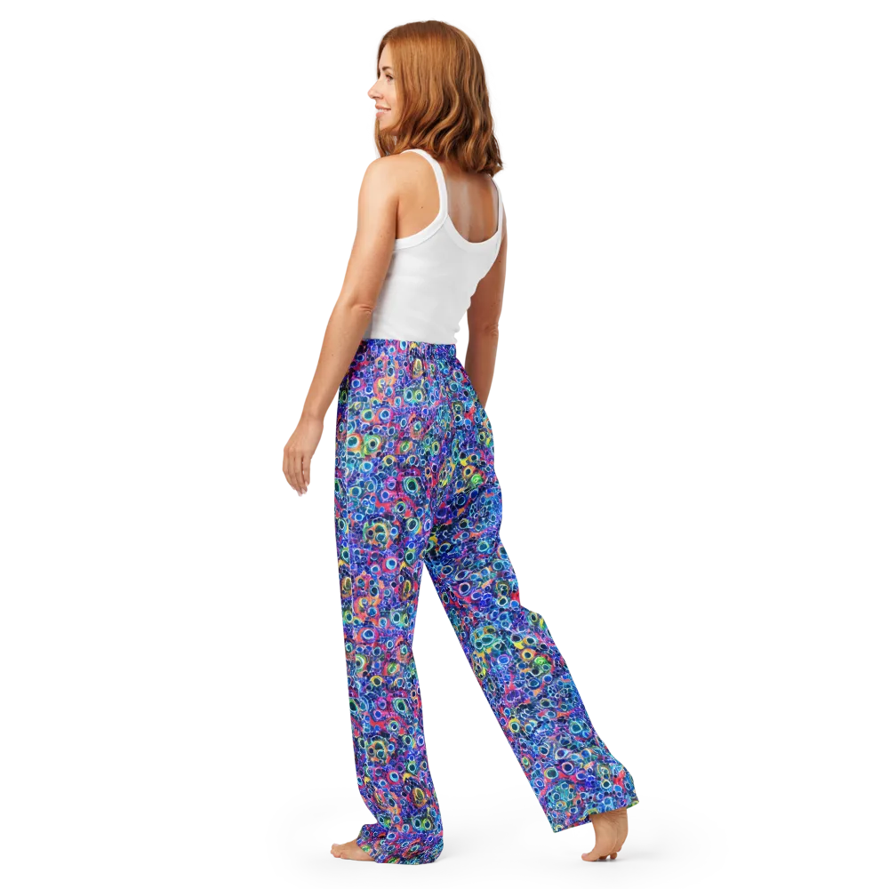 Liquid Confetti on Women's Pajama Pants — Back