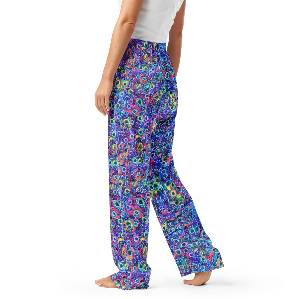 Liquid Confetti on Women's Pajama Pants — Left