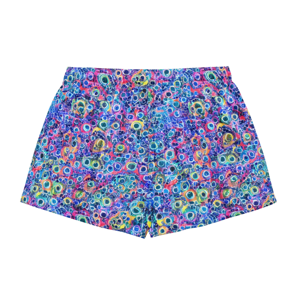 Liquid Confetti on Women's Pajama Shorts — Back