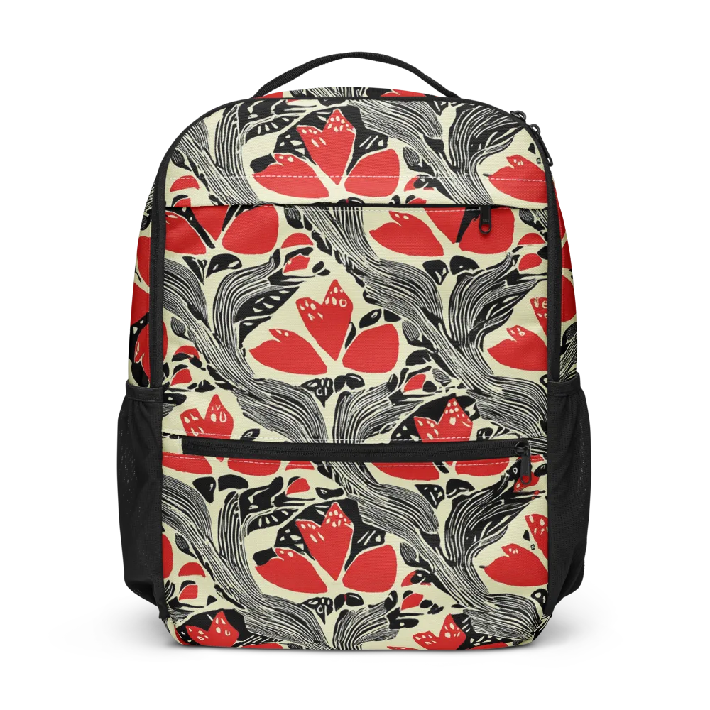 Scarlet Filigree on Utility Backpack — Front