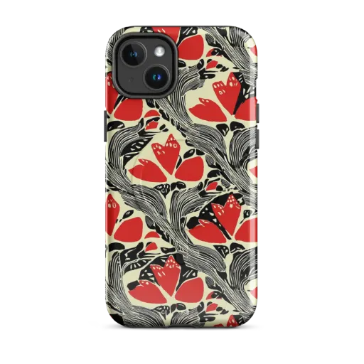 Scarlet Filigree on a MagSafe Tough Case for iPhone®