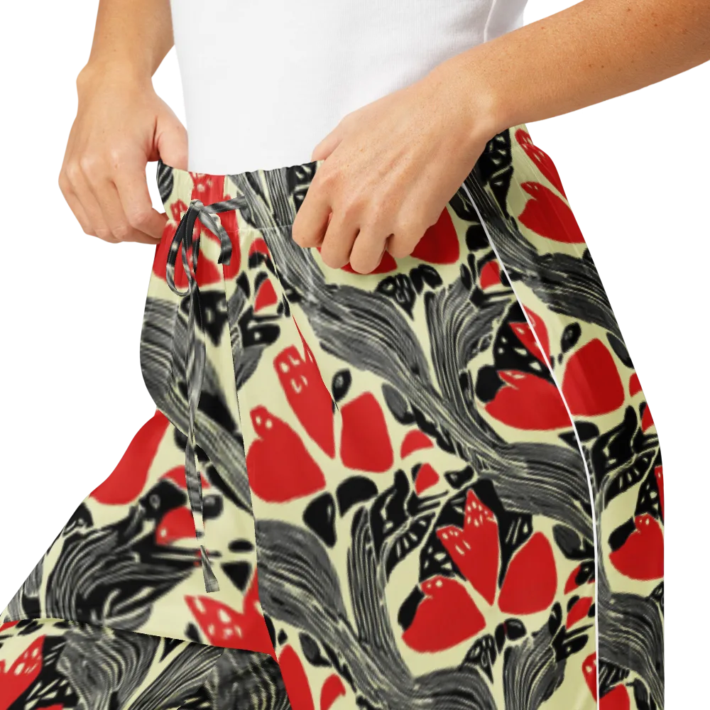Scarlet Filigree on Women's Pajama Pants — Product details