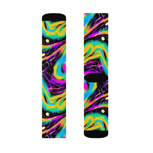 Nightwave Neon on a Socks