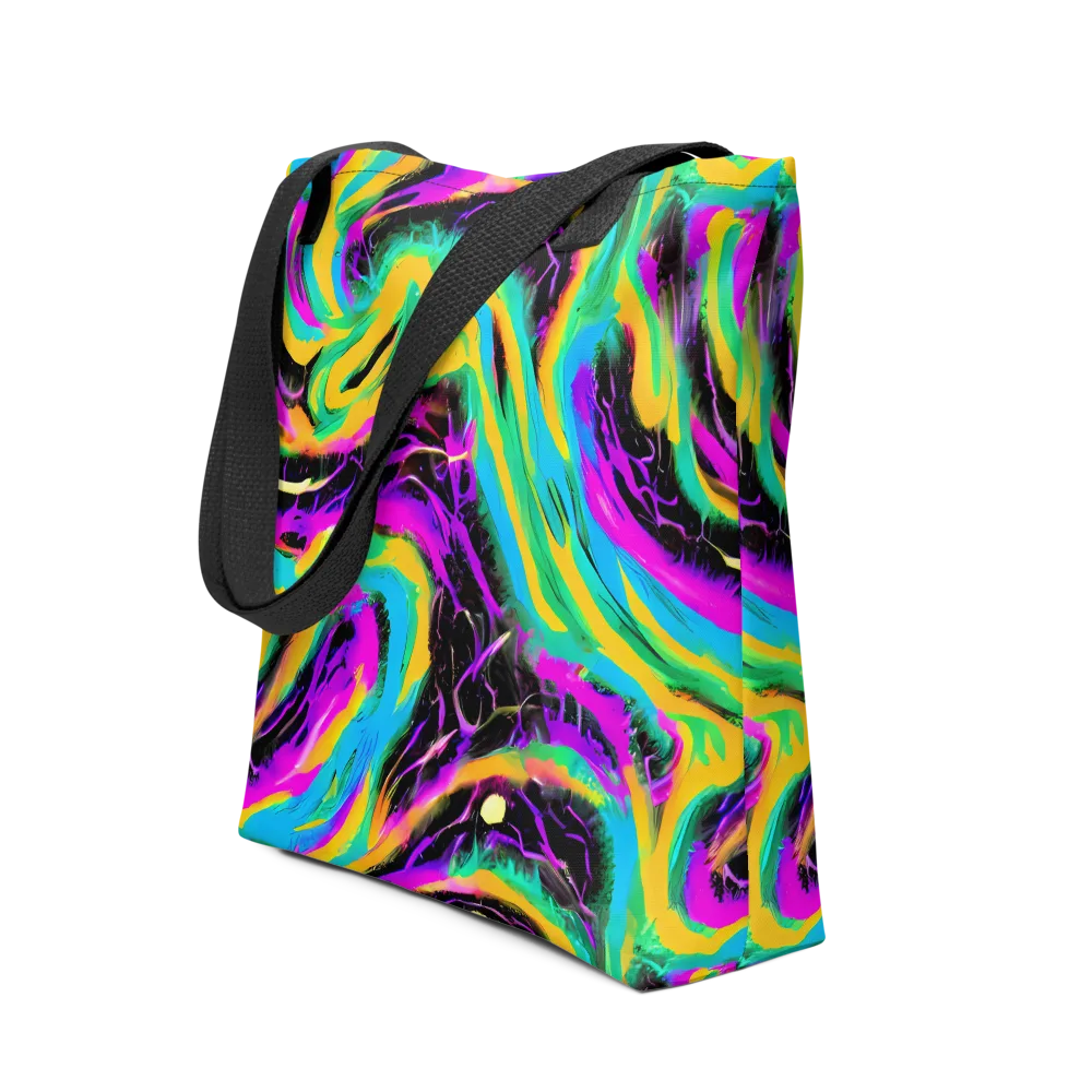 Nightwave Neon on Tote Bag — Front